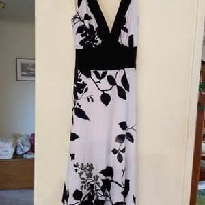 Halter Dress, barely used.  Ties in back with lovely Asian print design